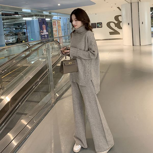 female fashion autumn and winter new high-neck.....wild division shirt, pants, pants garments of women's knitted v2r6, Gray
female fashion autumn and winter new high-neck.....wild division shirt, pants, pants garments of women's knitted v2r6, Gray