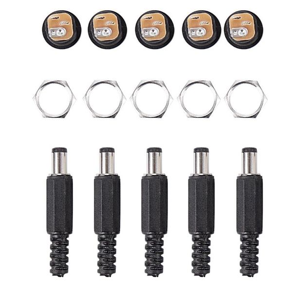 other lighting accessories 5.5x2.1mm 5pcs dc female jack + socket connector black
other lighting accessories 5.5x2.1mm 5pcs dc female jack + socket connector black