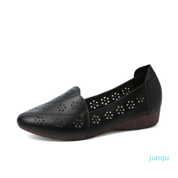 wholesale-dress shoes girls flattie non-slip cutout porous genuine leather loafers breathable hollow 2021 summer women low heel drop, Black
wholesale-dress shoes girls flattie non-slip cutout porous genuine leather loafers breathable hollow 2021 summer women low heel drop, Black