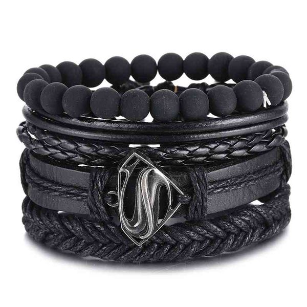 ifmia vintage black bead bracelets for men fashion hollow triangle leather bracelet & bangles multilayer wide wrap jewelry, Golden;silver
ifmia vintage black bead bracelets for men fashion hollow triangle leather bracelet & bangles multilayer wide wrap jewelry, Golden;silver