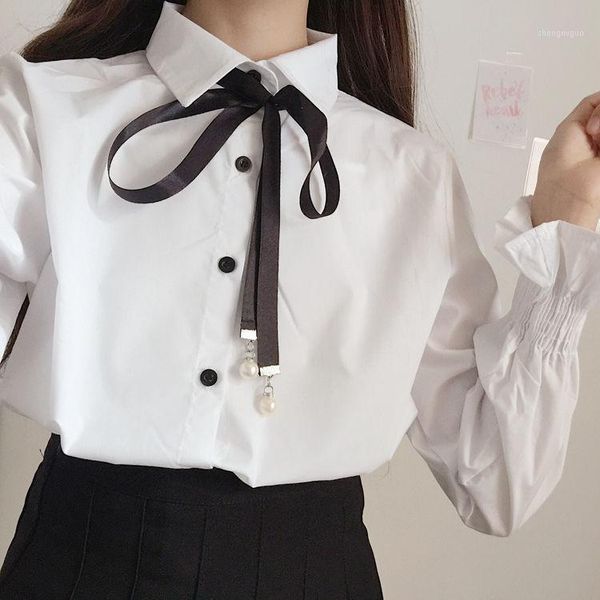 women's blouses & shirts women blouse spring autumn long-sleeved shirt lace-up bead bow batwing sleeve ropa de mujer, White
women's blouses & shirts women blouse spring autumn long-sleeved shirt lace-up bead bow batwing sleeve ropa de mujer, White