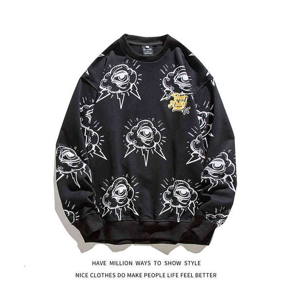 women's hoodies & sweatshirts men's and women's eye print sweatshirts, large size neutral street clothes, retro hip-hop style, Black
women's hoodies & sweatshirts men's and women's eye print sweatshirts, large size neutral street clothes, retro hip-hop style, Black