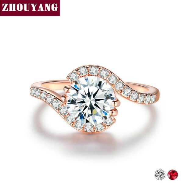 wedding rings zhouyang for women classic vivid 8mm clear / red cubic zirconia rose gold color fashion jewelry gift r389 r399, Slivery;golden
wedding rings zhouyang for women classic vivid 8mm clear / red cubic zirconia rose gold color fashion jewelry gift r389 r399, Slivery;golden