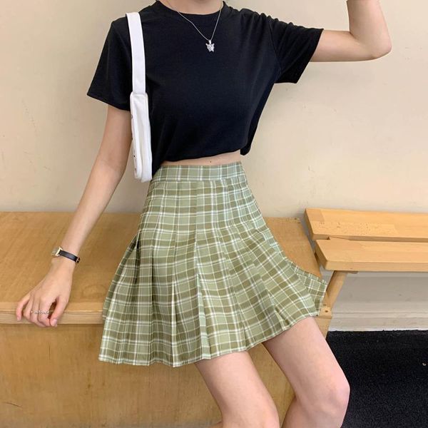 skirts 2021 summer korean high waist pleated gothic cute mini plaid skirt women jk uniform students clothes y2k #t1p, Black
skirts 2021 summer korean high waist pleated gothic cute mini plaid skirt women jk uniform students clothes y2k #t1p, Black