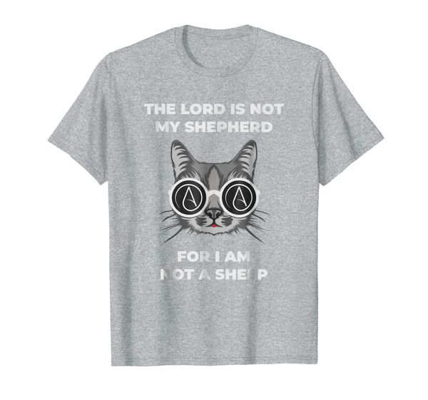 funny atheist atheism symbol anti-religion cat t-shirt, White;black
funny atheist atheism symbol anti-religion cat t-shirt, White;black