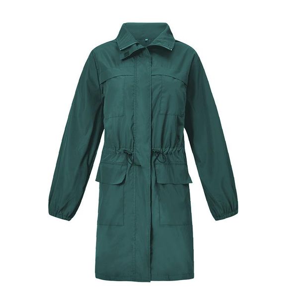 women's trench coats autumn and winter hooded waist slim windbreaker casual coat waterproof top, Tan;black
women's trench coats autumn and winter hooded waist slim windbreaker casual coat waterproof top, Tan;black