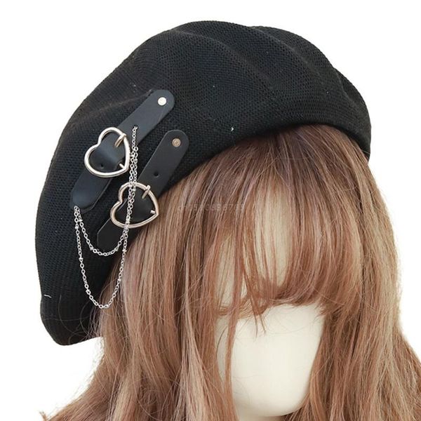 beanies sweet cool punk beret lolita hat cute girls japanese heart buckle beanie kawaii preppy style girl
beanies sweet cool punk beret lolita hat cute girls japanese heart buckle beanie kawaii preppy style girl