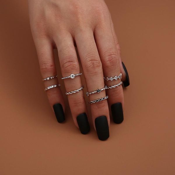 cluster rings 8 pc vintage women ring set hip punk club pub fashion jewelry accessories fine metal finger jewellery, Golden;silver
cluster rings 8 pc vintage women ring set hip punk club pub fashion jewelry accessories fine metal finger jewellery, Golden;silver