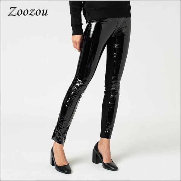 skinny latex patent leather pants for women autumn winter warm soft pu trousers female casual bodycon custom women's & capris, Black;white
skinny latex patent leather pants for women autumn winter warm soft pu trousers female casual bodycon custom women's & capris, Black;white