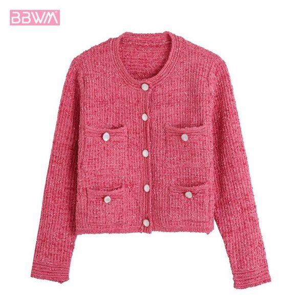 round neck women's small fragrance style single breasted chic long sleeve jacket pink harajuku sweet female coat, Black;brown
round neck women's small fragrance style single breasted chic long sleeve jacket pink harajuku sweet female coat, Black;brown