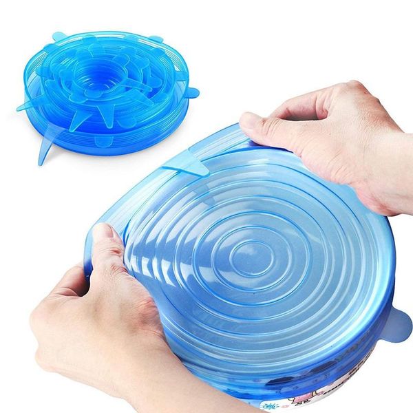 kitchen storage & organization 6pcs food fresh keeping silicone stretch lids wrap reusable bowl cookware cover seal caps
kitchen storage & organization 6pcs food fresh keeping silicone stretch lids wrap reusable bowl cookware cover seal caps