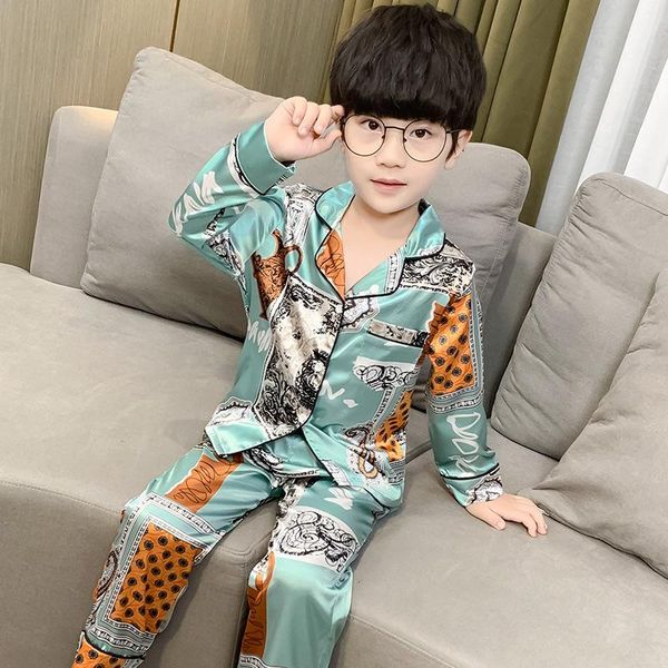 pajamas girl boys suits 2021 ice silk spring summer nightclothes nightgowns homewear sleepwear sets children clothing, Blue;red
pajamas girl boys suits 2021 ice silk spring summer nightclothes nightgowns homewear sleepwear sets children clothing, Blue;red