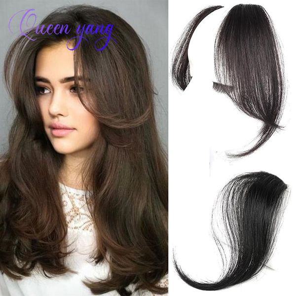 synthetic wigs queenyang natural invisible middle bangs hair clip on the front side false wig french style, Black
synthetic wigs queenyang natural invisible middle bangs hair clip on the front side false wig french style, Black