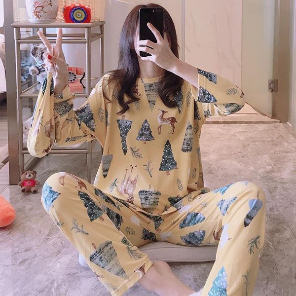 3 pcs new lazy princess style 2020 spring summer women pajamas set cute long sleeve women sleepwear long pant simple pajamas, Black;red
3 pcs new lazy princess style 2020 spring summer women pajamas set cute long sleeve women sleepwear long pant simple pajamas, Black;red