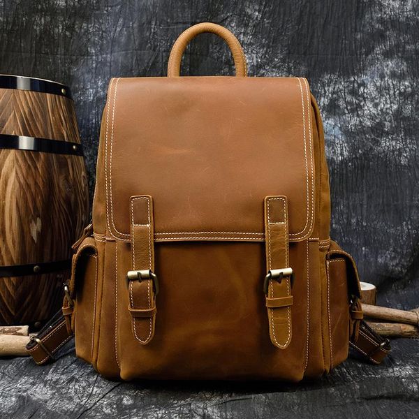 backpack luufan men's bag 100% genuine leather bookbag for school teenagers boy retro men lapfashion
backpack luufan men's bag 100% genuine leather bookbag for school teenagers boy retro men lapfashion