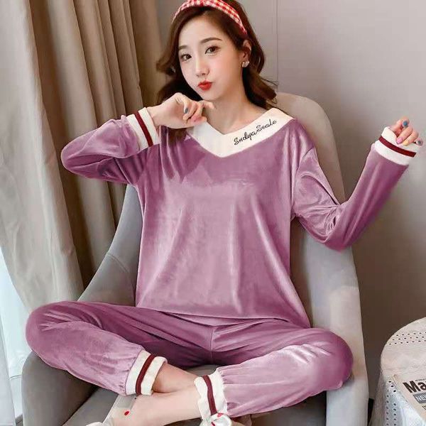 autumn/winter pleuche fabric womens warm pajama sets lace v-neck +pants 2 piece set homewear female, Black;red
autumn/winter pleuche fabric womens warm pajama sets lace v-neck +pants 2 piece set homewear female, Black;red