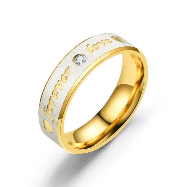 wedding rings golden eternal love ring stainless steel couple engagement promise women's men's jewelry, Slivery;golden
wedding rings golden eternal love ring stainless steel couple engagement promise women's men's jewelry, Slivery;golden
