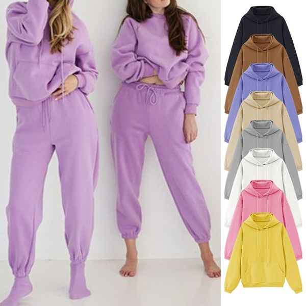 2021 autumn winter tracksuit women two piece set hoodies and long pants suits solid fleece hooded sweatshirts casual outfits, Black;white
2021 autumn winter tracksuit women two piece set hoodies and long pants suits solid fleece hooded sweatshirts casual outfits, Black;white