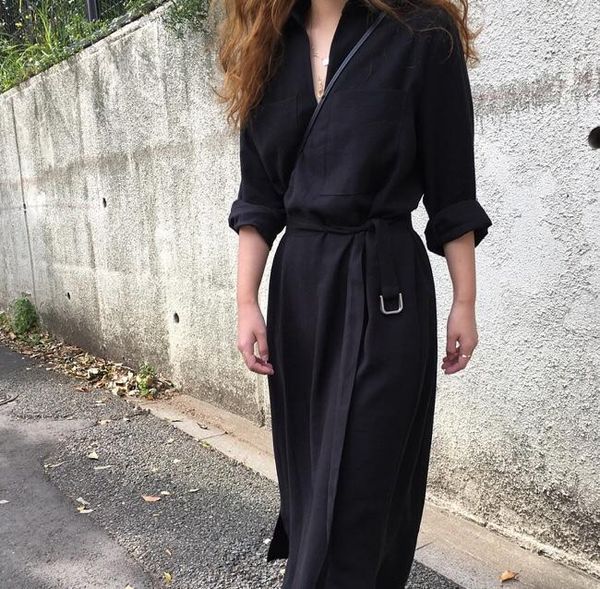 casual dresses coigarsam women dress autumn 2022 vintage loose belt v-neck black robe vestidos, Black;gray
casual dresses coigarsam women dress autumn 2022 vintage loose belt v-neck black robe vestidos, Black;gray