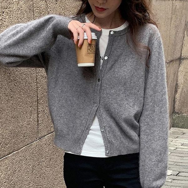 women's knits & tees wayoflove gray sweater cardigan women casual knitted button sweaters autumn winter raccoon hair, White
women's knits & tees wayoflove gray sweater cardigan women casual knitted button sweaters autumn winter raccoon hair, White