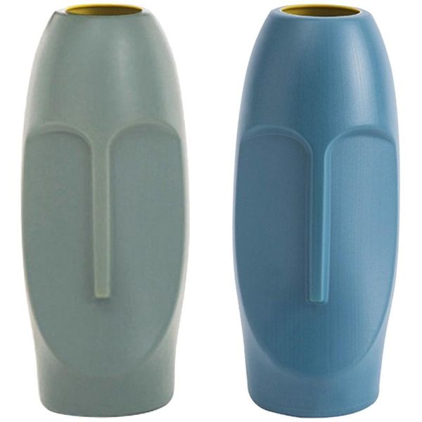 vases 2x nordic minimalist pe abstract vase human face creative display room decorative figue head shape vase-green & blue
vases 2x nordic minimalist pe abstract vase human face creative display room decorative figue head shape vase-green & blue