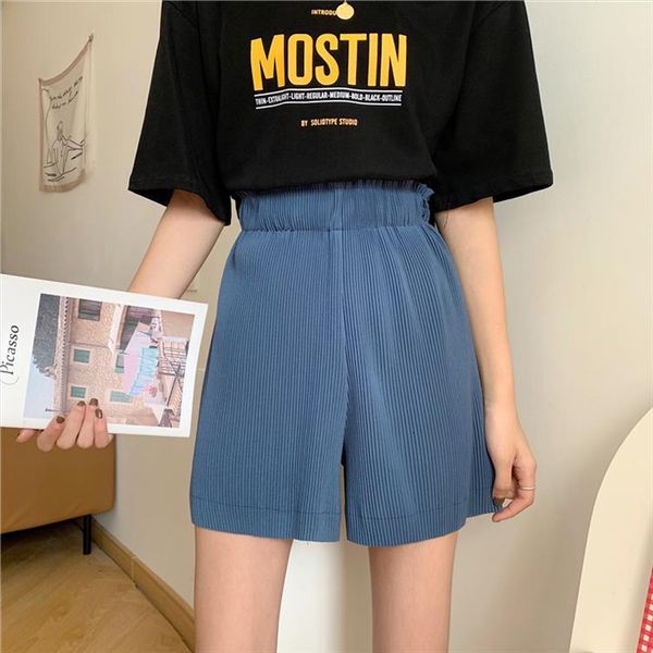 casual summer korean style womens shorts streetwear cute solid color elastic waist wide leg short trousers b378, White;black
casual summer korean style womens shorts streetwear cute solid color elastic waist wide leg short trousers b378, White;black