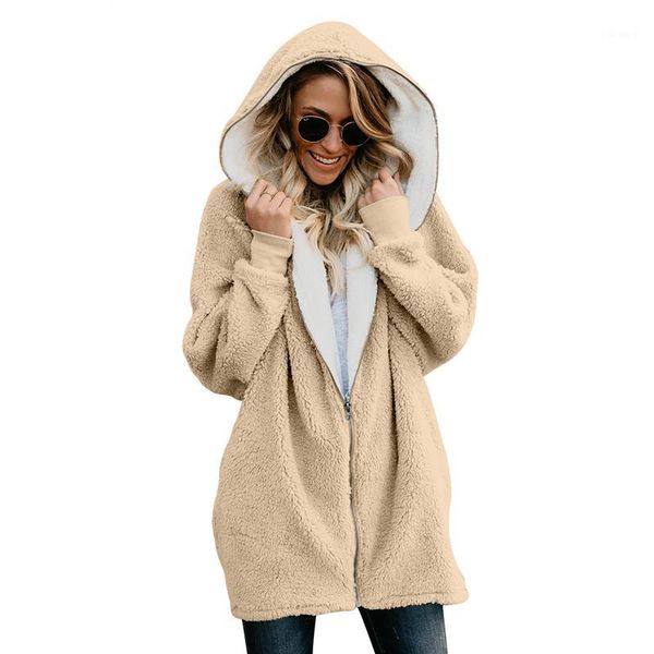 women faux fur coat winter warm plush jacket female hooded casual fluffy oversize teddy bear coats plus size, Black;brown
women faux fur coat winter warm plush jacket female hooded casual fluffy oversize teddy bear coats plus size, Black;brown