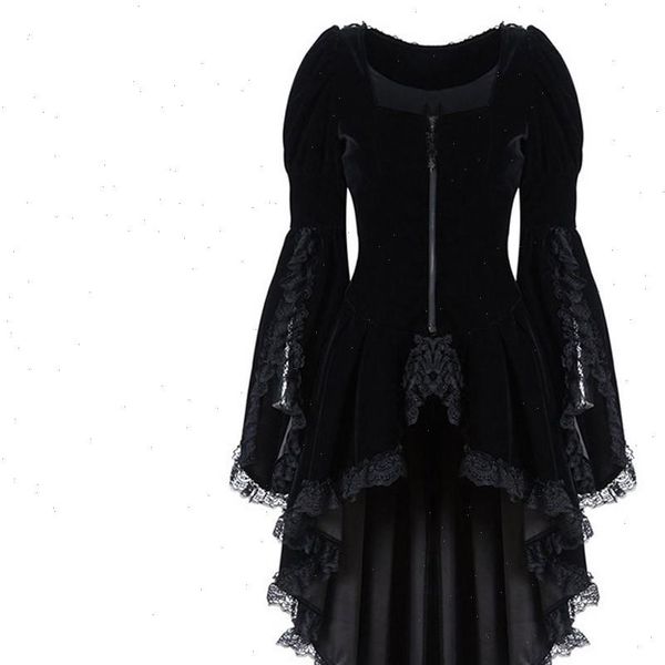 steampunk women lace trim lace up tuxedo coat black victorian style gothic jacket medieval performing stage dress a10, Black;brown
steampunk women lace trim lace up tuxedo coat black victorian style gothic jacket medieval performing stage dress a10, Black;brown