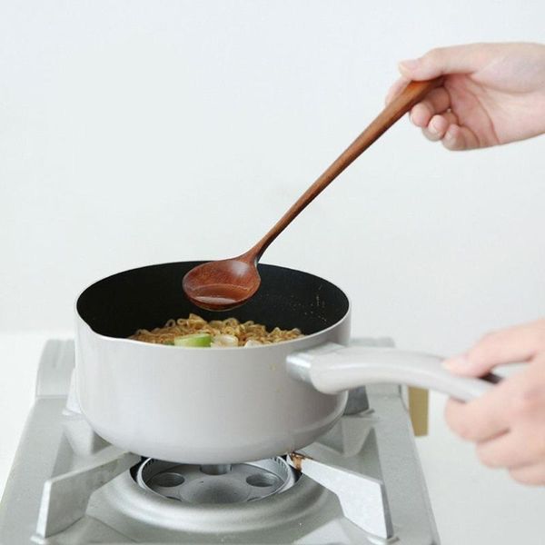 spoons 1pc long handle wooden japanese style natural wood round for soup cooking mixing stirr kitchen gadget
spoons 1pc long handle wooden japanese style natural wood round for soup cooking mixing stirr kitchen gadget