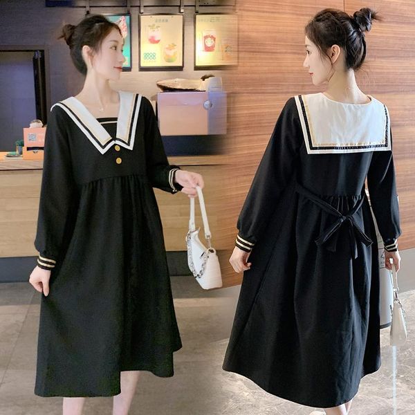 maternity dresses 1956# dress spring autumn long sleeves navy patchwork loose stylish for pregnant women mom, White
maternity dresses 1956# dress spring autumn long sleeves navy patchwork loose stylish for pregnant women mom, White