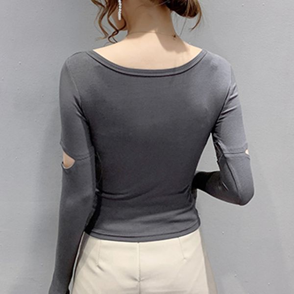 2021 new spring fall korean style short t-shirt women ropa mujer all match cotton long sleeve hollow out tees t0n227a i3l1, White
2021 new spring fall korean style short t-shirt women ropa mujer all match cotton long sleeve hollow out tees t0n227a i3l1, White