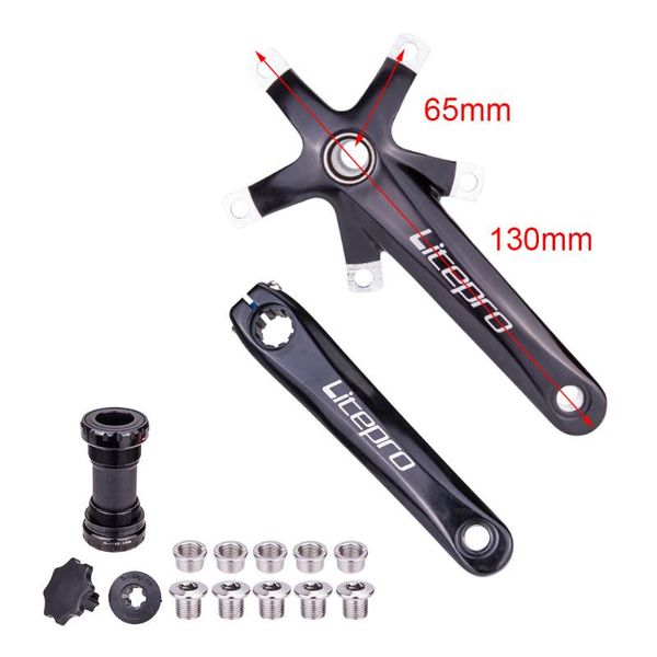 bike heels & chainwheels litepro crank arm set 170mm 130 bcd folding aluminum alloy crankset with screws bicycle modification replaceme
bike heels & chainwheels litepro crank arm set 170mm 130 bcd folding aluminum alloy crankset with screws bicycle modification replaceme