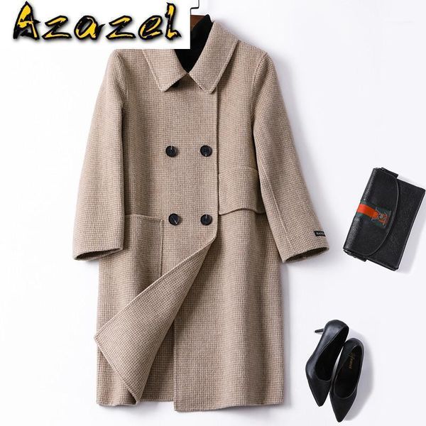 women's wool & blends korean vintage long women clothes 2021 spring autumn coat female red coats jacket outwear abrigo mujer 819 zt2525, Black
women's wool & blends korean vintage long women clothes 2021 spring autumn coat female red coats jacket outwear abrigo mujer 819 zt2525, Black
