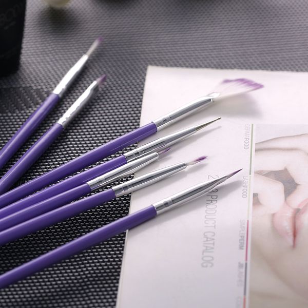 7pcs/set nail brush wood handle gradient color design uv gel polish drawing dotting nail liner painting pen diy nail tools
7pcs/set nail brush wood handle gradient color design uv gel polish drawing dotting nail liner painting pen diy nail tools