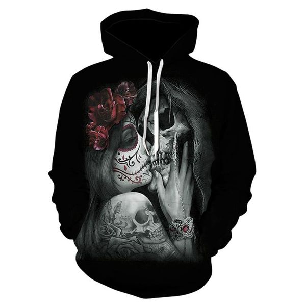 men's hoodies & sweatshirts hoodie skeleton couple 3d printing women's sweatshirt hip hop streetwear long sleeve skull top, Black
men's hoodies & sweatshirts hoodie skeleton couple 3d printing women's sweatshirt hip hop streetwear long sleeve skull top, Black
