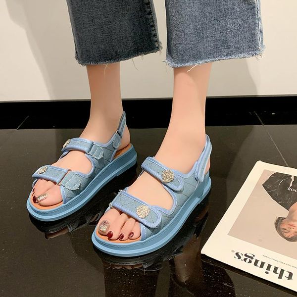 sandals flat platform women open toe shoes summer vacation casual beach zapatos mujer 2021, Black
sandals flat platform women open toe shoes summer vacation casual beach zapatos mujer 2021, Black