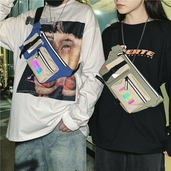 reflective hip hop bag fanny pack street trend waist belt bags nylon crossbody chest pack multi-pocket shoulder waist bag
reflective hip hop bag fanny pack street trend waist belt bags nylon crossbody chest pack multi-pocket shoulder waist bag