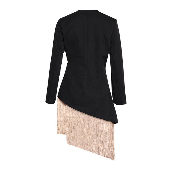2021 spring new long sleeve women jacket suits outwear embroidered jacquard irregular fringed hem to gather waist coats, Black;brown
2021 spring new long sleeve women jacket suits outwear embroidered jacquard irregular fringed hem to gather waist coats, Black;brown