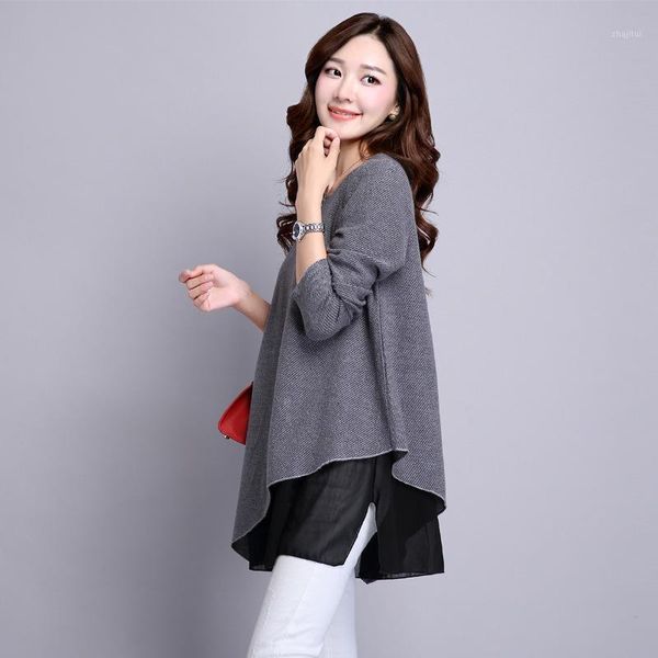women's sweaters sueter mujer pullover casual plus size korean fashion style fake two pieces sweater women pull femme kj112, White;black
women's sweaters sueter mujer pullover casual plus size korean fashion style fake two pieces sweater women pull femme kj112, White;black