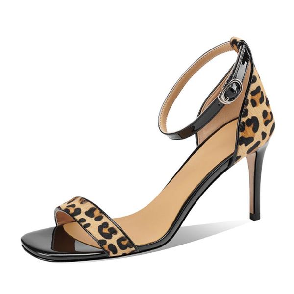 dress shoes 2021 summer sandals stilettos heels buckles strap ladylike temperament party leopard print women 34-39, Black
dress shoes 2021 summer sandals stilettos heels buckles strap ladylike temperament party leopard print women 34-39, Black
