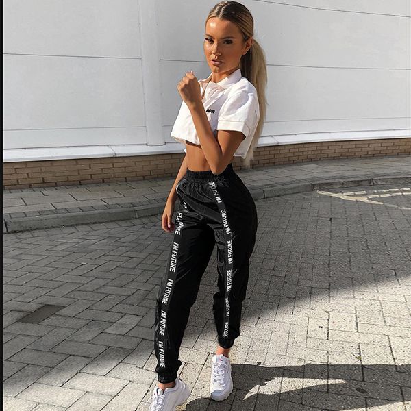 2021 new deeptown zwarte joggingbroek zomer mode joggers sport elastische taille zweet vrouwen streetwear broek w359, Black;white
2021 new deeptown zwarte joggingbroek zomer mode joggers sport elastische taille zweet vrouwen streetwear broek w359, Black;white