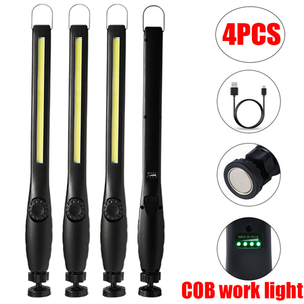 portable lanterns 4pack cob led work light strip usb rechargeable magnetic inspection for outdoor workshop car repairing
portable lanterns 4pack cob led work light strip usb rechargeable magnetic inspection for outdoor workshop car repairing