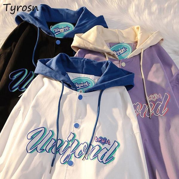 women's jackets with hat women korean fashion loose casual all-match chic daily harajuku hip hop streetwear high street couples coats b, Black;brown
women's jackets with hat women korean fashion loose casual all-match chic daily harajuku hip hop streetwear high street couples coats b, Black;brown