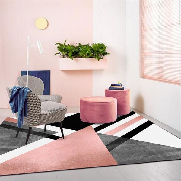 carpets nordic geometric carpet modern living room home decoration rug bedroom hallway non slip mats pink doormats lounge 160x230
carpets nordic geometric carpet modern living room home decoration rug bedroom hallway non slip mats pink doormats lounge 160x230