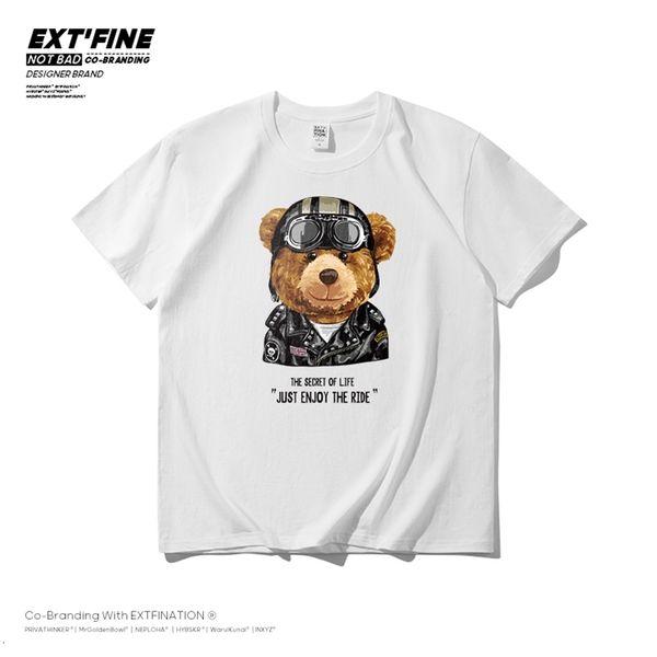 extfine 100% cotton moto bear print men t-shirts hiphop cartoon tee streetwear biker t shirt male tshirt harajuku 210706, White;black
extfine 100% cotton moto bear print men t-shirts hiphop cartoon tee streetwear biker t shirt male tshirt harajuku 210706, White;black
