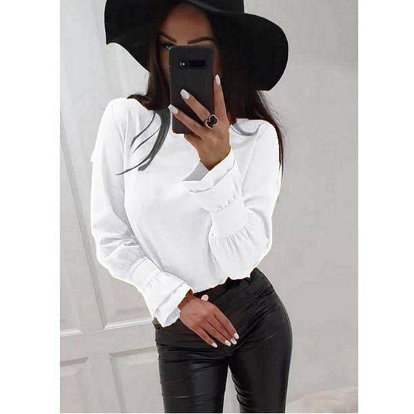 women's t-shirt autumn/winter solid long-sleeved round-neck loose bottomshirt shirt white khaki pink yellow red green womens and blous
women's t-shirt autumn/winter solid long-sleeved round-neck loose bottomshirt shirt white khaki pink yellow red green womens and blous