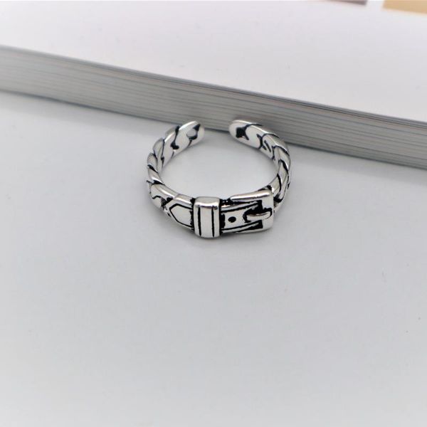 cluster rings retro ring creative belt shape design metal punk chain adjustable personalized men and women, Golden;silver
cluster rings retro ring creative belt shape design metal punk chain adjustable personalized men and women, Golden;silver