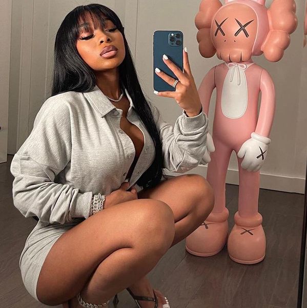 women's tracksuits fmzxg autumn solid two-piece shorts long sleeve guard shirt lapel casual outfit elastic waist design for women track, Gray
women's tracksuits fmzxg autumn solid two-piece shorts long sleeve guard shirt lapel casual outfit elastic waist design for women track, Gray