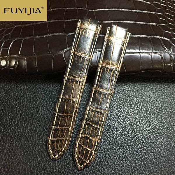 watch bands fuyijia men alligator watchbands custom ballon bleu strap handmade crocodile band 14mm 16mm 18mm 20mm 22mm belt waterproof, Black;brown
watch bands fuyijia men alligator watchbands custom ballon bleu strap handmade crocodile band 14mm 16mm 18mm 20mm 22mm belt waterproof, Black;brown