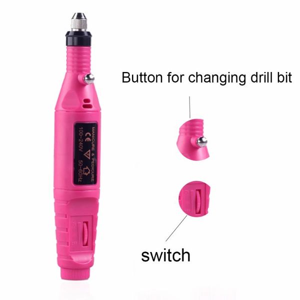 nail drill & accessories 20000rpm mini electric machine kit manicure art pen pedicure file tools gel remove
nail drill & accessories 20000rpm mini electric machine kit manicure art pen pedicure file tools gel remove